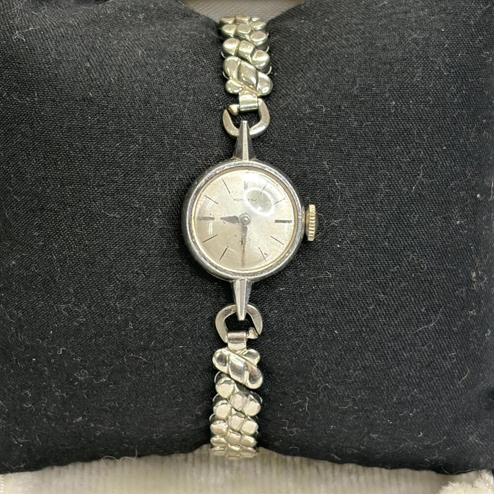 Hamilton 10k rolled gold plated women's cocktail watch vintage 40’s/50’s